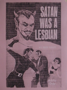 satan was a lesbian - drawing